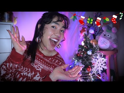 ASMR NATALINO | Montando a Árvore de Natal Juntos (sussurros, voz suave, tapping e muitos TINGLES)