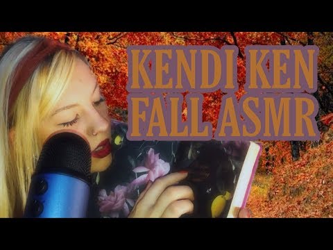 Fall items ASMR (tapping, scratching, lid opening)