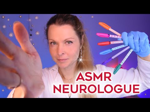 ASMR français roleplay EXAMEN NEUROLOGIQUE ( Examen Nerf Crânien ) TEST MEDICAL ( visuel ) MEDECIN
