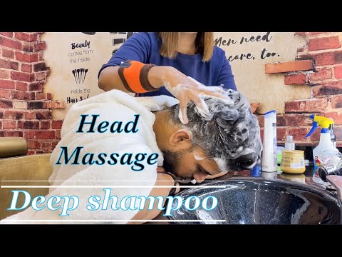 ASMR Deep Shampoo☁ Head Massage - Relaxing Shampoo Sound