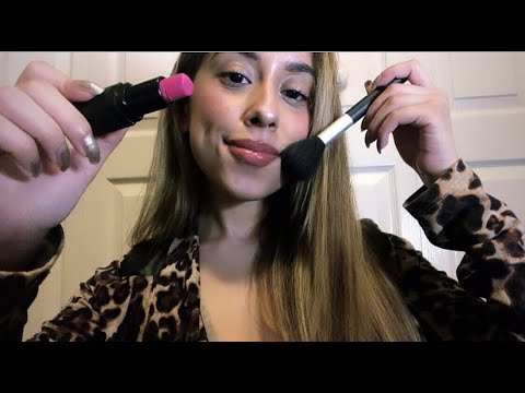 JEALOUS FRIEND DOES YOUR MAKEUP FOR YOUR DATE! | ASMR RP (personal attention)