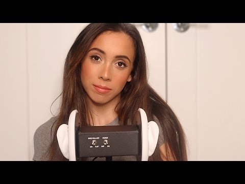ASMR 3DIO MIC TEST | gum chewing, mouth sounds, ear cupping...