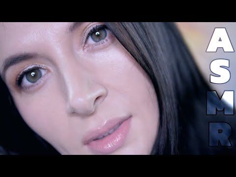 Close-up Face Touching / Unintelligible Whispers for Deep Sleep *ASMR