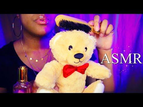 ASMR - Pampering Beary Jr. For Bedtime 😴🌙 (Visually Pleasing)♡