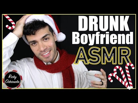 ASMR - Funny Drunk Boyfriend Role Play (Male Whisper for Relaxation & Sleep)