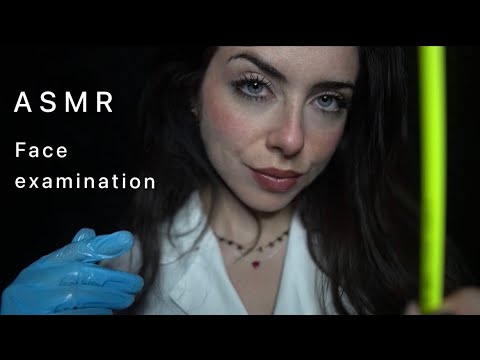 ASMR| FACE EXAMINATION (Close up Personal attention) 👩🏻‍⚕️💤
