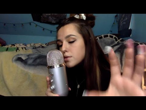 ASMR-  Trigger Words & Hand Movements (Upclose Whispering)