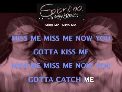 Miss Me Miss Me with Lyrics by Sabrina Vaz