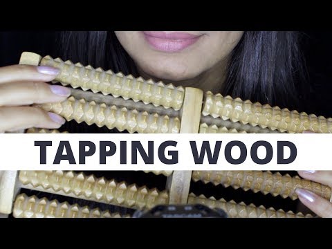 ASMR TAPPING WOOD (NO TALKING)