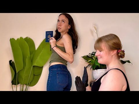ASMR TSA Patdown Fast and Aggressive Style @ilovekatieasmr | Roleplay for Relaxation and Sleep