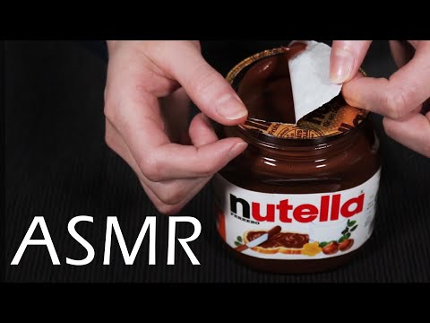 ASMR Opening a nutella Jar | Chocolate Cream ASMR (No Talking ASMR)