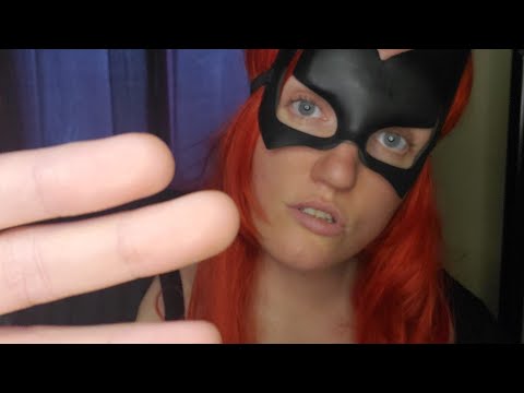 [ASMR] Batwoman Roleplay (personal attention, hand movements, cosplay, first aid, spit painting)