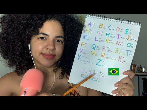 ASMR teaching you portuguese 💚💛💙