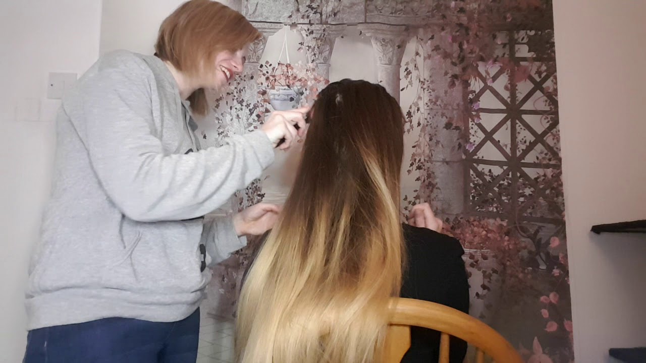 ASMR - Brushing my friends Hair/ Personal Attention