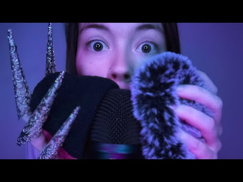 ASMR Loud and Aggressive Mic Scratching That Gets Slower