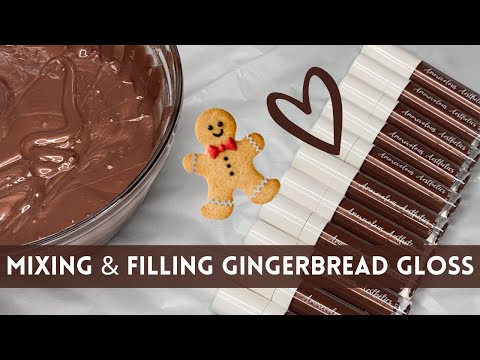 [ASMR] Making Gingerbread Lip Gloss | Visual Satisfaction