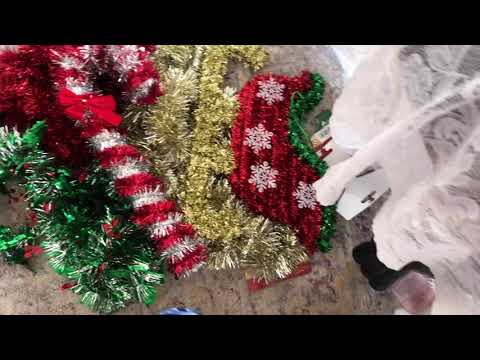 ASMR Christmas decorations crinkle sounds (no speaking)