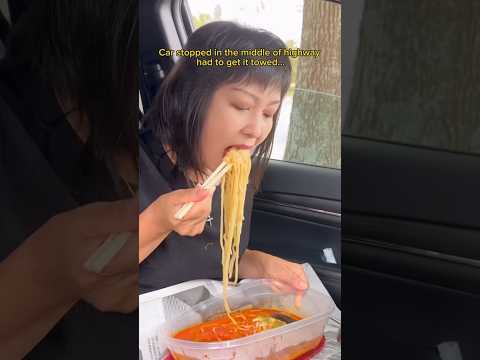 SPICY SEAFOOD NOODLES AND CORN DOGS #shorts #viral #mukbang