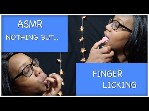 ASMR | Nothing But FINGER LICKING | with HAND MOVEMENTS