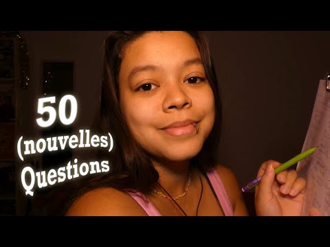 ASMR INTERVIEW | 50 QUESTIONS (encore !) ✏️ (crayons)
