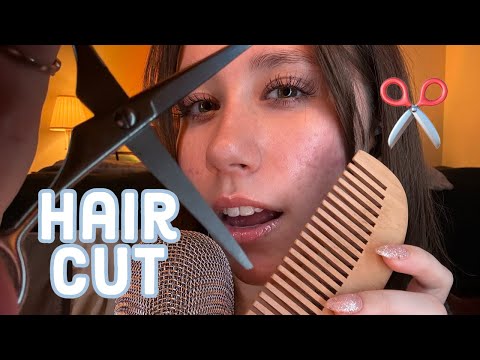 ASMR | Giving You a Haircut ✂️ 💇 (Lots of Mouth Sounds of Course)