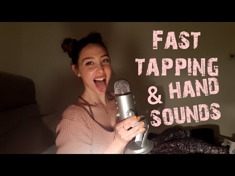 FAST HAND SOUNDS, TAPPING ON OBJECTS & MORE 👋👅 | ASMR