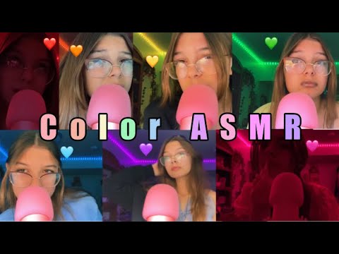 Colors ASMR - visiting the family of colors
