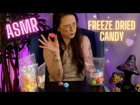 ASMR | First Time Trying Freeze Dried Candy 💜