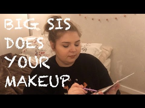 ASMR Big Sis Does Your Makeup Role Play (American Accent)