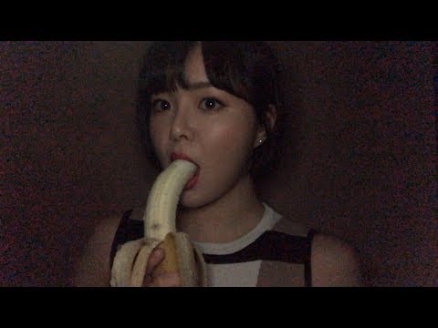 [ASMR] ※호불호※ 찐득한 바나나 이팅, 입소리 가득! Sticky Banana Eating Sounds, Mouth Sounds