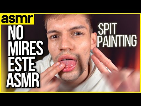asmr spit paintings, asmr mouth sounds, besitos, ASMR español