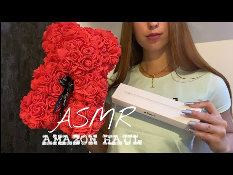 ASMR | MY FIRST AMAZON HAUL with tapping and scratching, show and tell💥