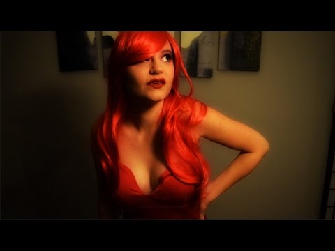 ASMR Jessica Rabbit Ear Cupping and Sultry Singing Role Play