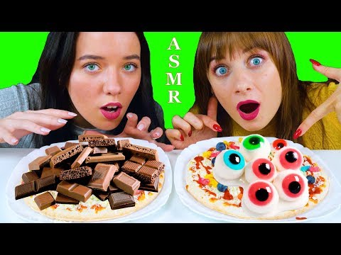 ASMR PIZZA CHALLENGE (No Talking) COOKING & EATING SOUNDS