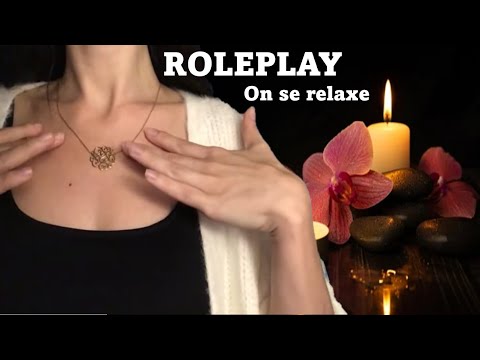 [ ASMR ROLEPLAY ] On se relaxe ensemble paisiblement