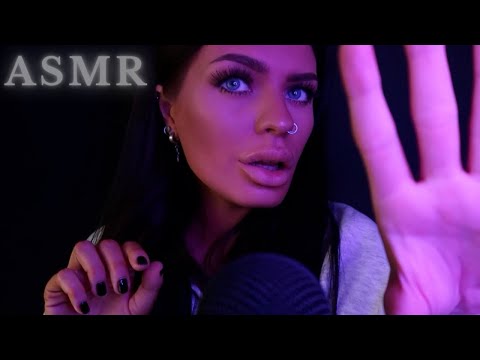 ASMR - Clicky Inaudible Mouth Sounds & Hand Movements✨ (Personal Attention / Face Stroking)