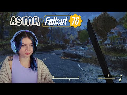 [ASMR] Fallout 76 Relaxing Gameplay Session (Whispering, Mouse Clicking, Keyboard Sounds)