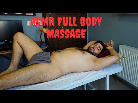 ASMR RELAXING MASTER  TURKISH FULL BODY MASSAGE-Chest,leg,foot,abdominal,arm,back