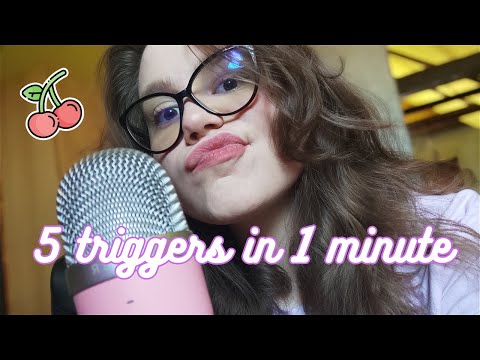 ASMR | 5 Triggers In 1 Minute