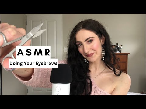 ASMR Doing Your Eyebrows / Personal Attention