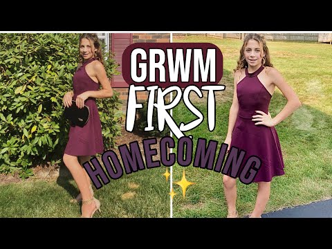 GRWM For my FIRST Homecoming!