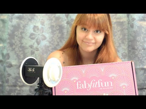ASMR Awesome and Goody-Filled FabFitFun Unboxing With Tapping and Crinkles, Soft Spoken Ramble