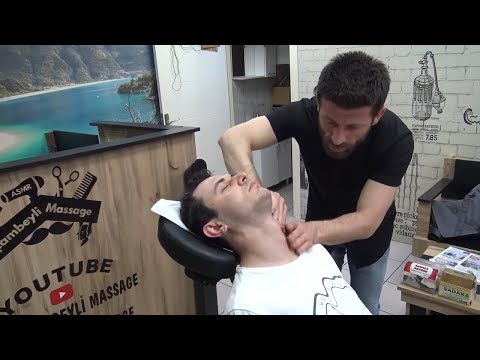 watch this video to sleep + NECK CRAKC + perfect head, back, arm, face, throat, ear, finger  massage