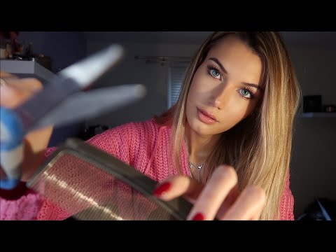 ASMR Haircut ✂️ Shampoo, Style (Personal Attention)