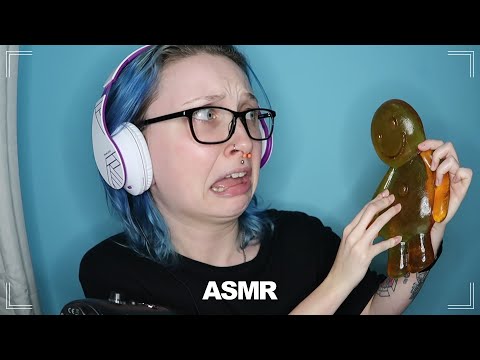 ASMR GIANT JELLY BABY [Very Chewy Mouth Sounds] 🤪