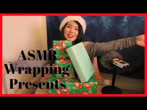 Cozy Gift Wrapping ASMR (I'm really bad) | Wishing everyone a happy holiday! 💖