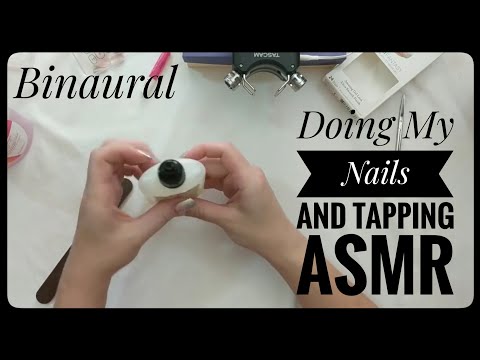 Doing My Nails and Tapping ASMR