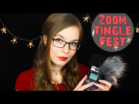 1 HOUR 🌟 Zoom Tingle Fest 🌟 Scratching, Squishing, Brushing Mic, Crinkles and more 🌟 No Talking ASMR