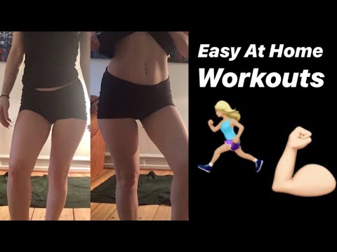 At Home Workout Routine ASMR Rain Sounds