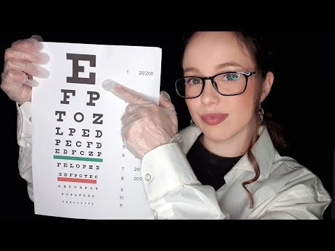 ASMR Eye Exam Roleplay | Introducing You To Contact Lenses (soft spoken)